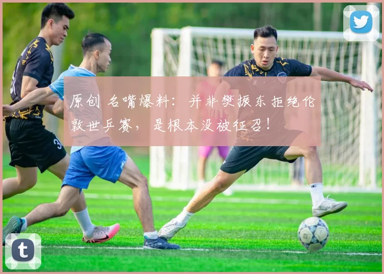 原创 名嘴爆料：并非樊振东拒绝伦敦世乒赛，是根本没被征召！